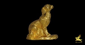 12 con giáp mạ vàng - Chó mạ vàng 24k