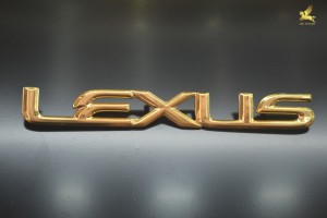 Bộ chữ Lexus mạ vàng tại Vina Gold Art